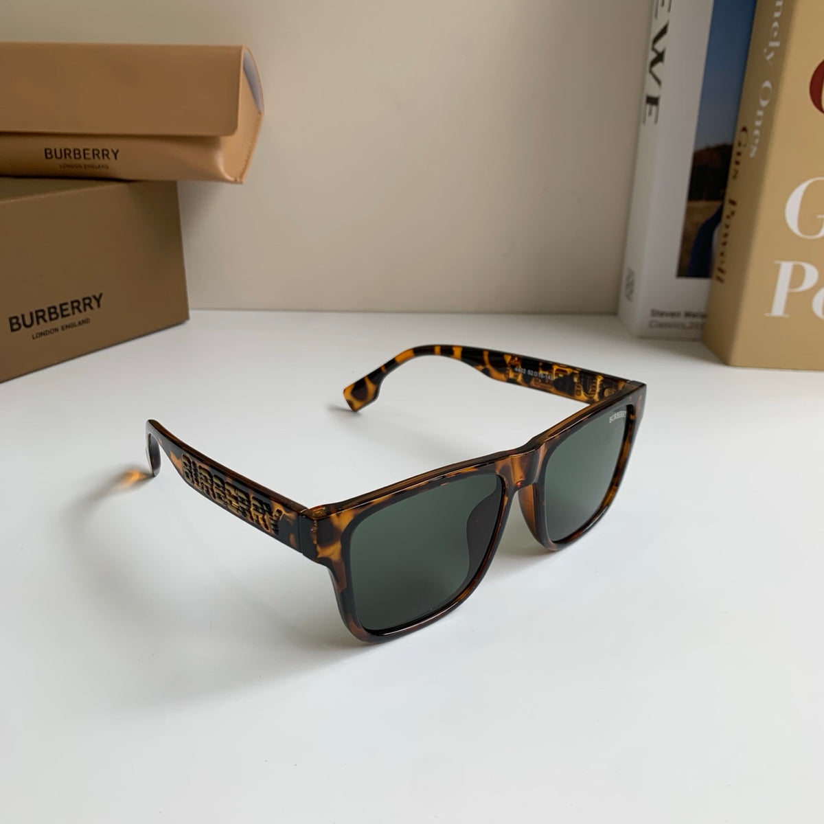 Burberry Square Black Lens Sunglasses for Men & Women - 465978