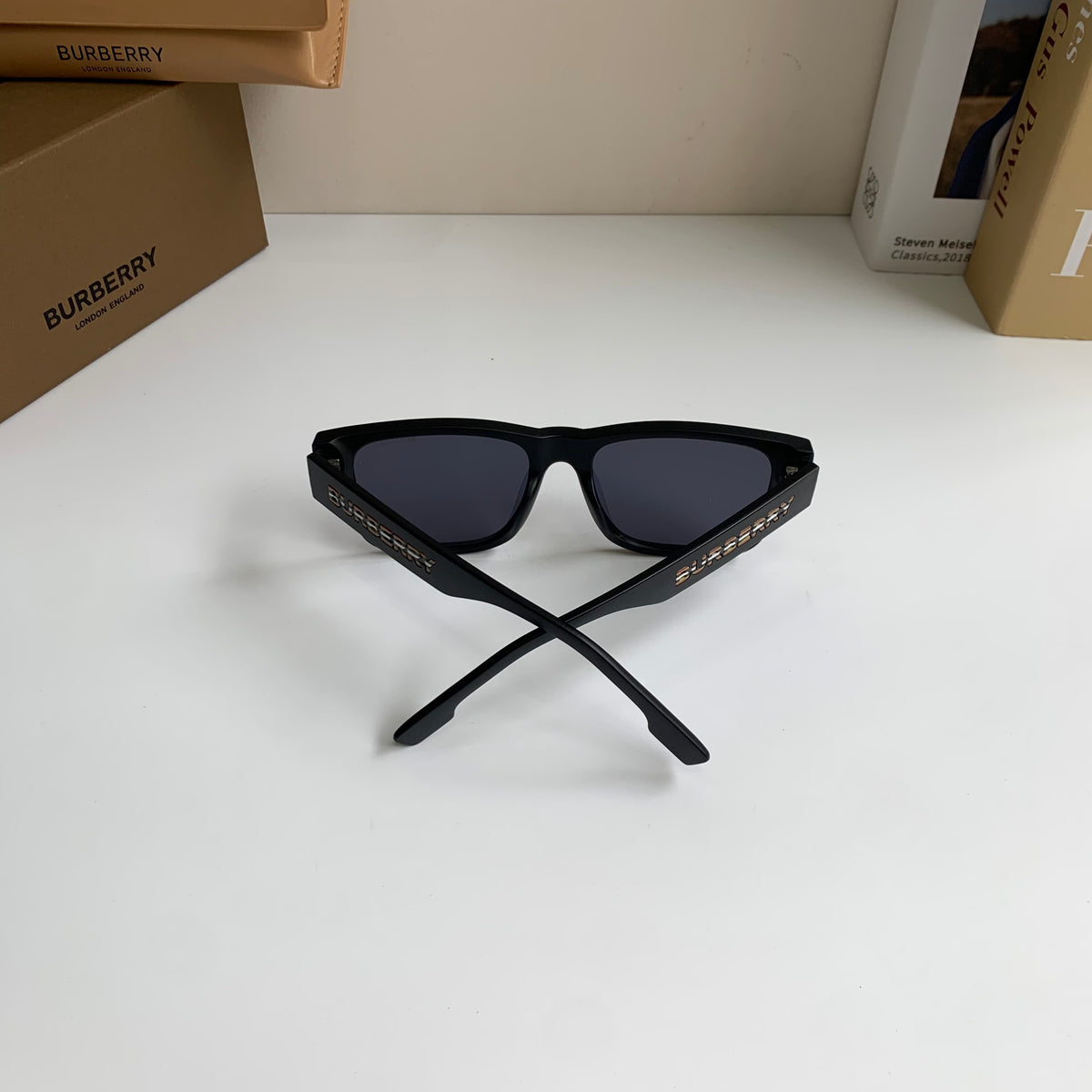 Burberry Square Black Lens Sunglasses for Men & Women - 399059 - detail image 8