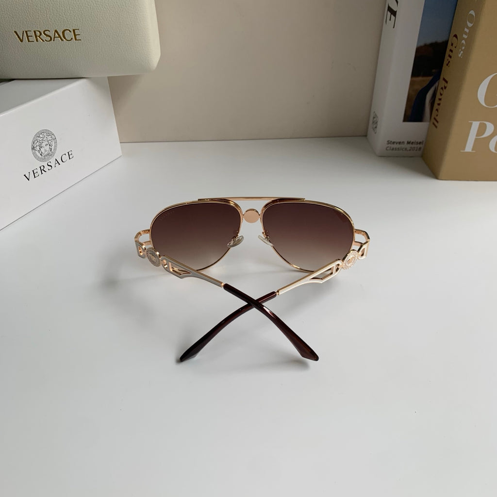 Versace Aviator Red Lens Sunglasses for Men & Women - 416348 - detail image 8