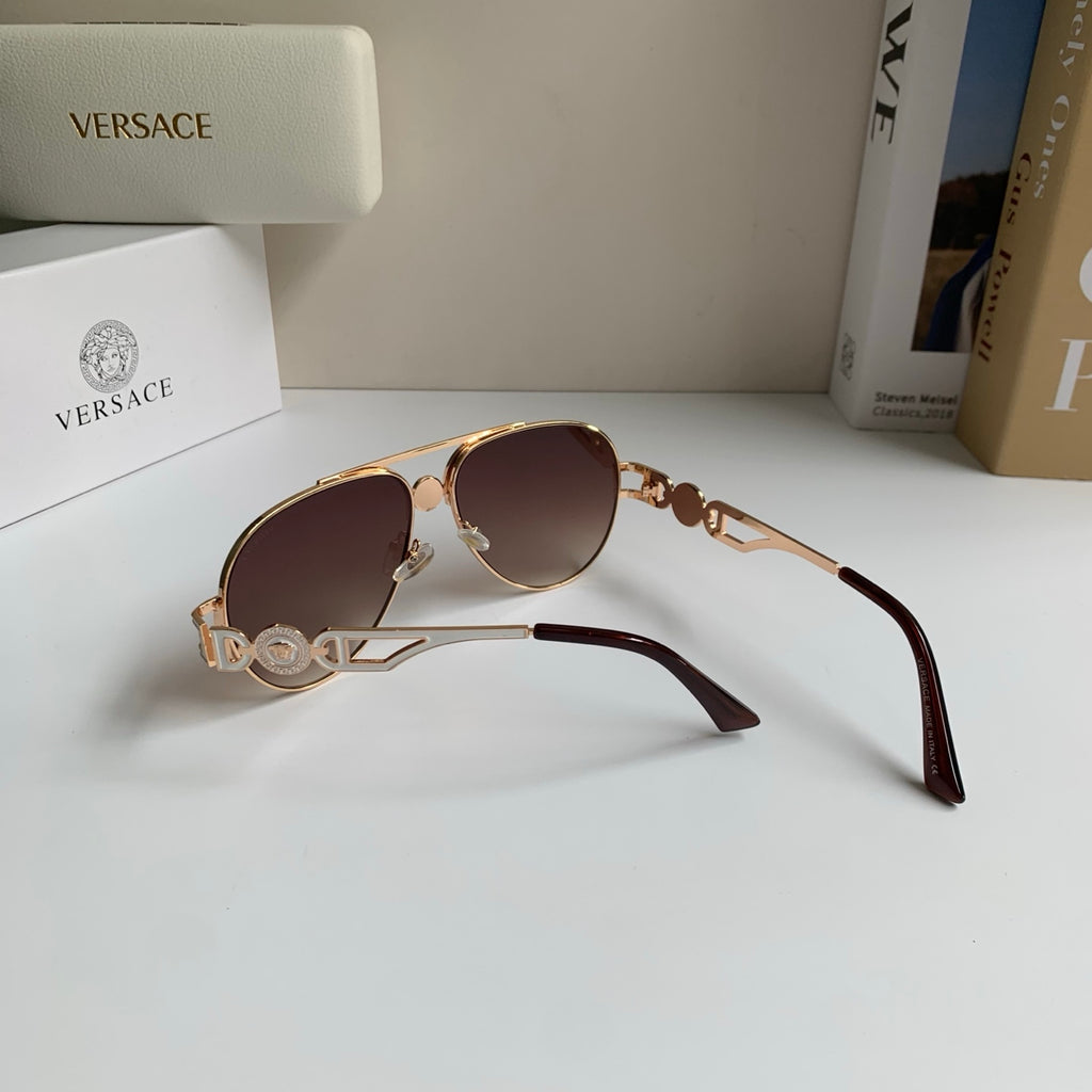 Versace Aviator Red Lens Sunglasses for Men & Women - 416348 - detail image 6