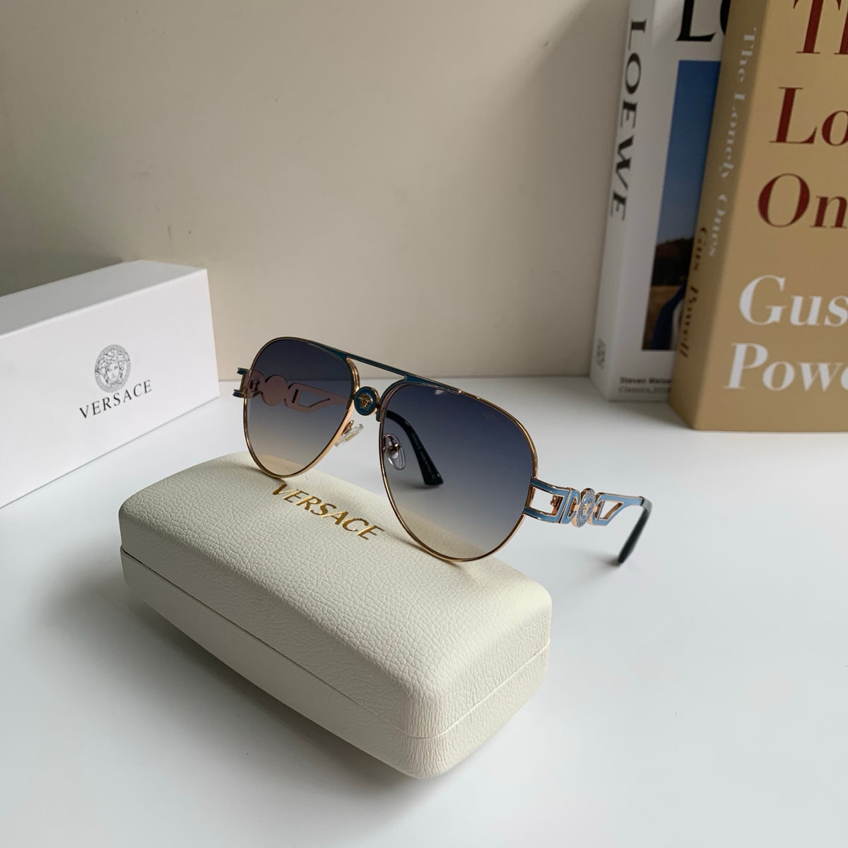 Versace Aviator Silver Lens Sunglasses for Men & Women - 416349 - detail image 5