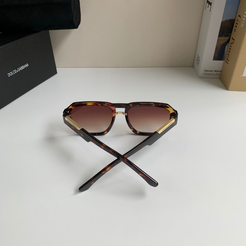 Dolce & Gabbana Oversized Red Lens Sunglasses for Men & Women - detail image 7