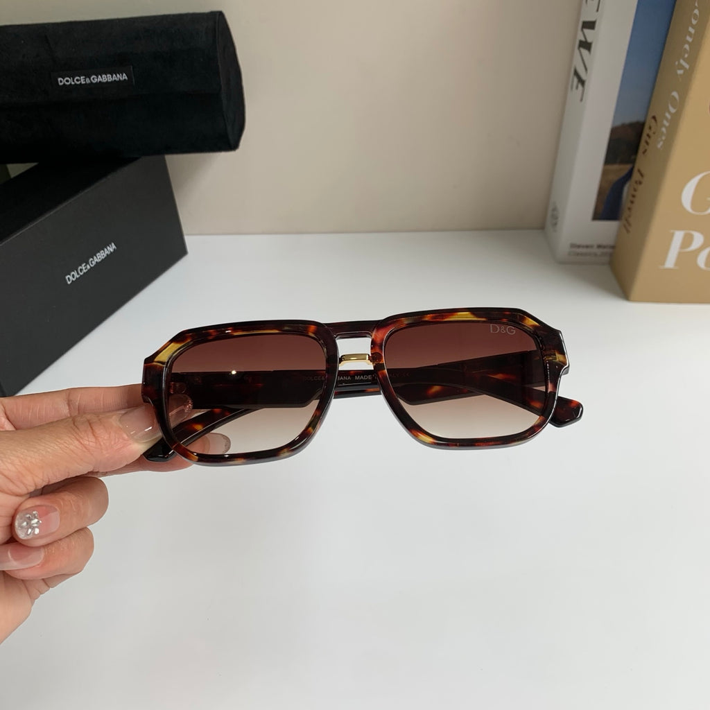 Dolce & Gabbana Oversized Red Lens Sunglasses for Men & Women - detail image 4