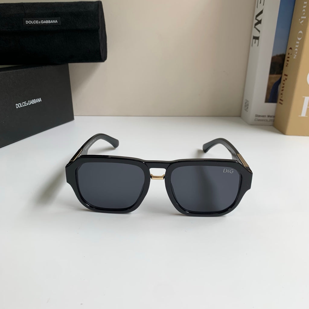 Dolce & Gabbana Oversized Black Lens Sunglasses for Men & Women - detail image 5