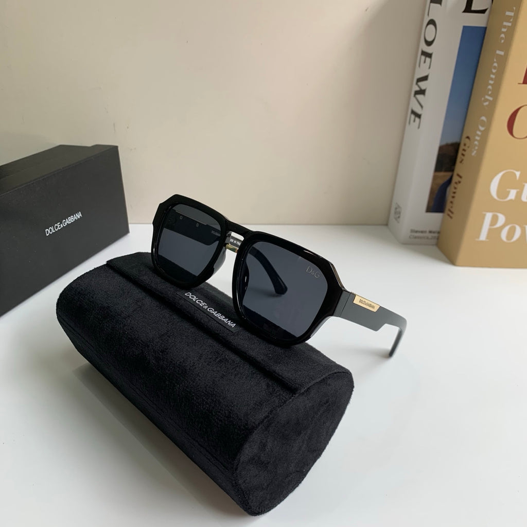 Dolce & Gabbana Oversized Black Lens Sunglasses for Men & Women - detail image 4