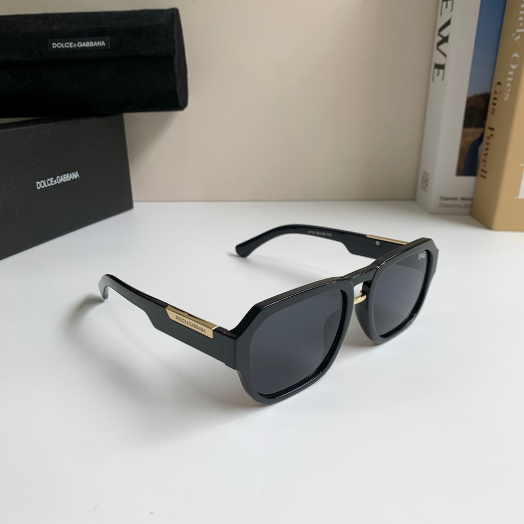 Dolce & Gabbana Oversized Black Lens Sunglasses for Men & Women