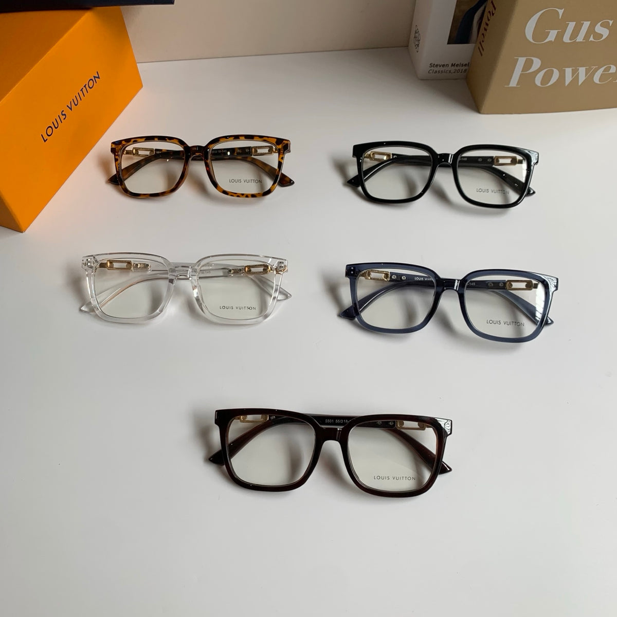 Louis Vuitton Square Brown Lens Sunglasses for Men & Women - 414889 - detail image 9