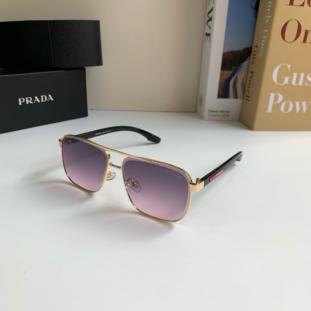 Prada Metal Square Silver Lens Sunglasses for Men & Women - 358445 - detail image 2
