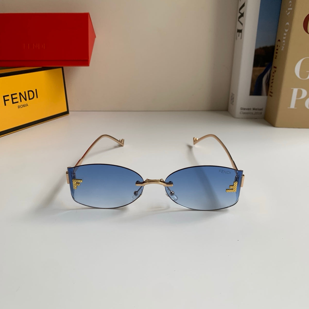 Fendi Fashion Silver Lens Sunglasses for Men & Women - 449821 - detail image 5