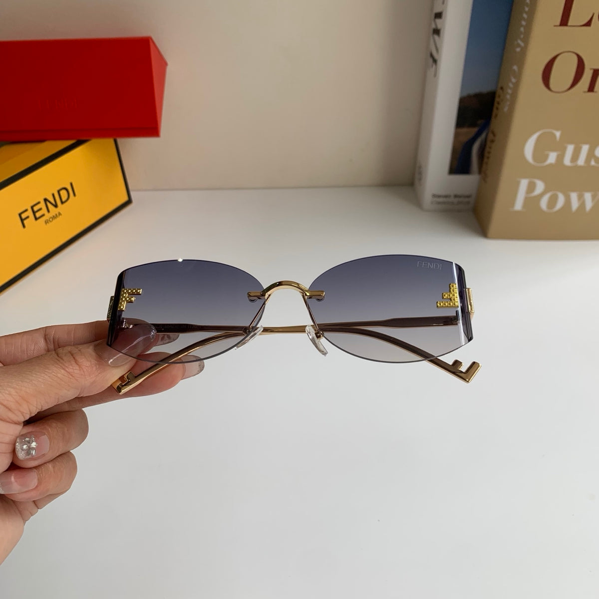 Fendi Fashion Silver Lens Sunglasses for Men & Women - 449823 - detail image 3