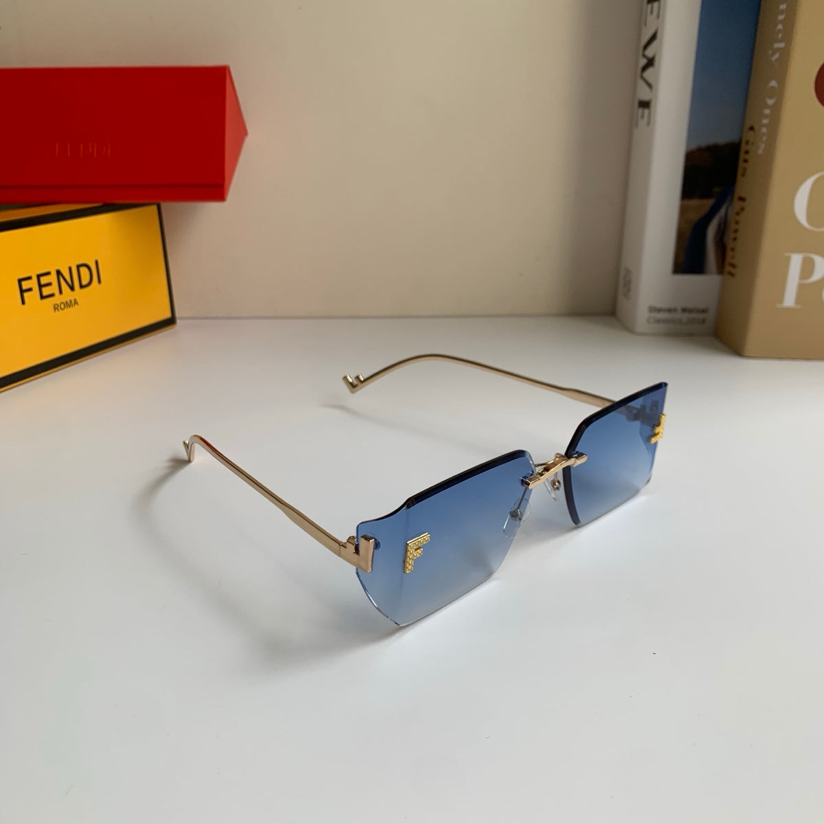 Fendi Fashion Silver Lens Sunglasses for Men & Women - 449836