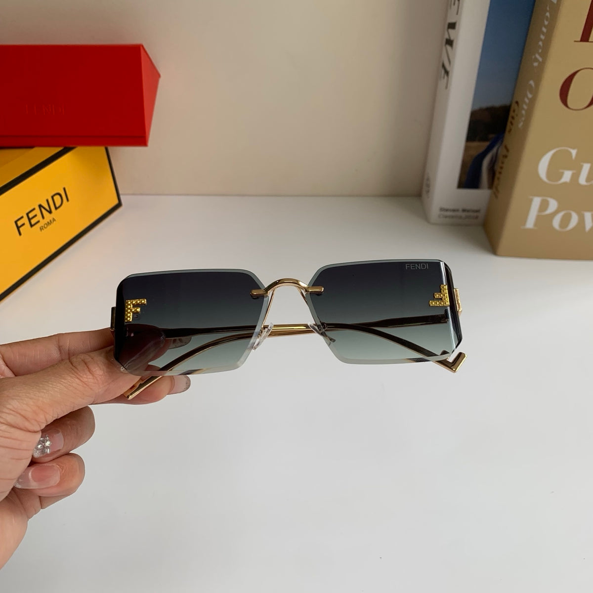 Fendi Fashion Silver Lens Sunglasses for Men & Women - 372452 - detail image 3