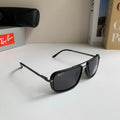 Ray-Ban Polarized Square Black Lens Sunglasses for Men & Women - 383214