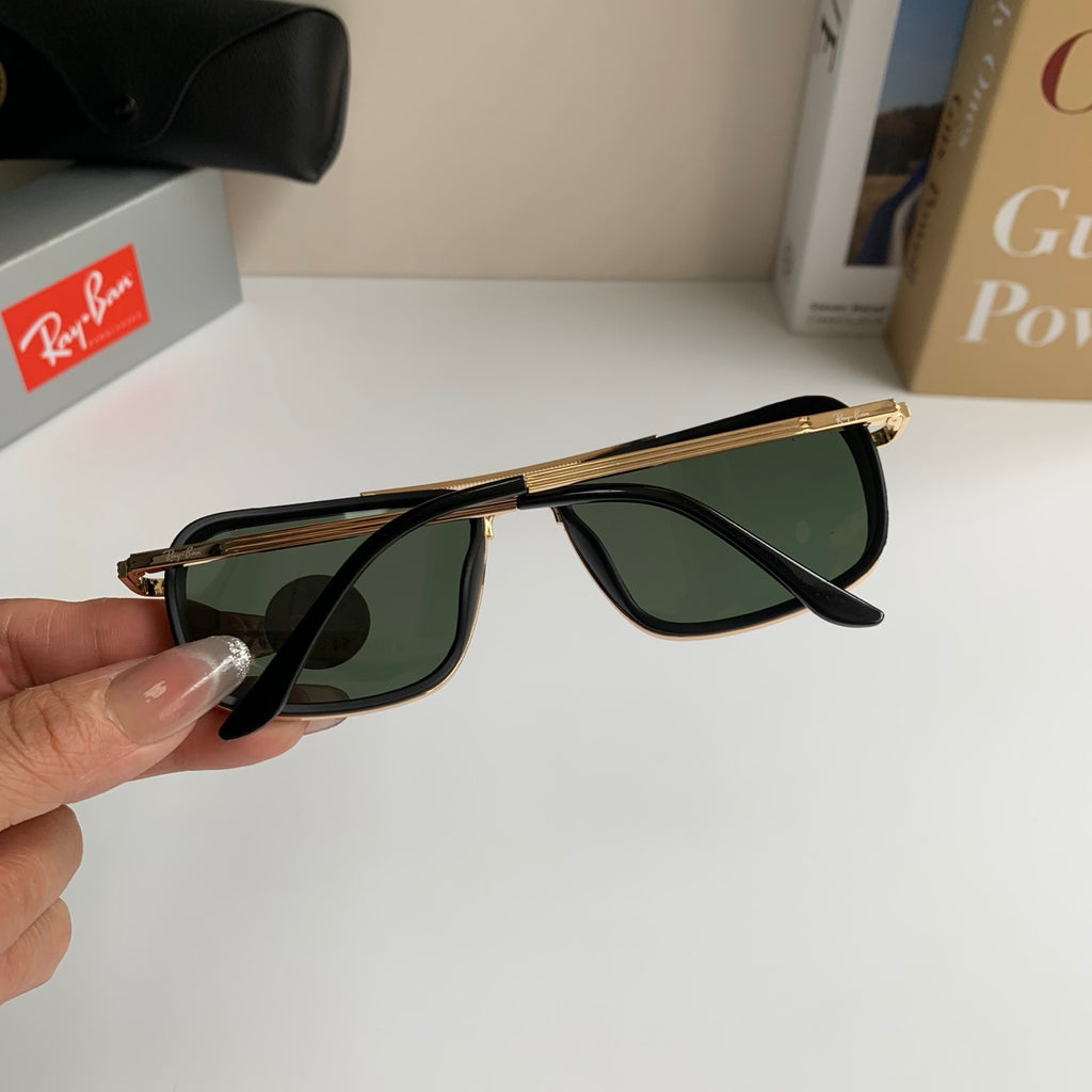 Ray-Ban Polarized Square Silver Lens Sunglasses for Men & Women - 493750 - detail image 6