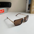 Ray-Ban Polarized Square Brown Lens Sunglasses for Men & Women - 383216
