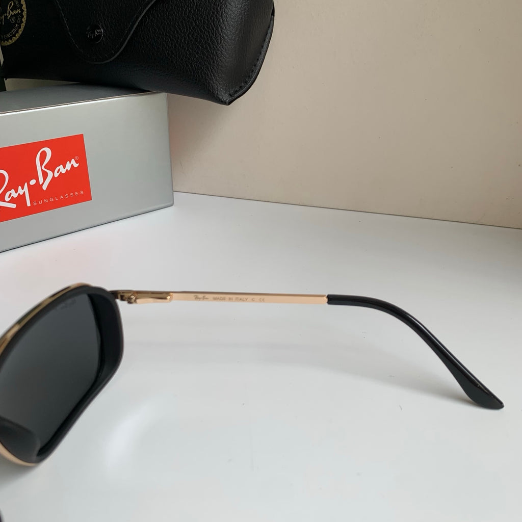 Ray-Ban Polarized Square Silver Lens Sunglasses for Men & Women - detail image 6