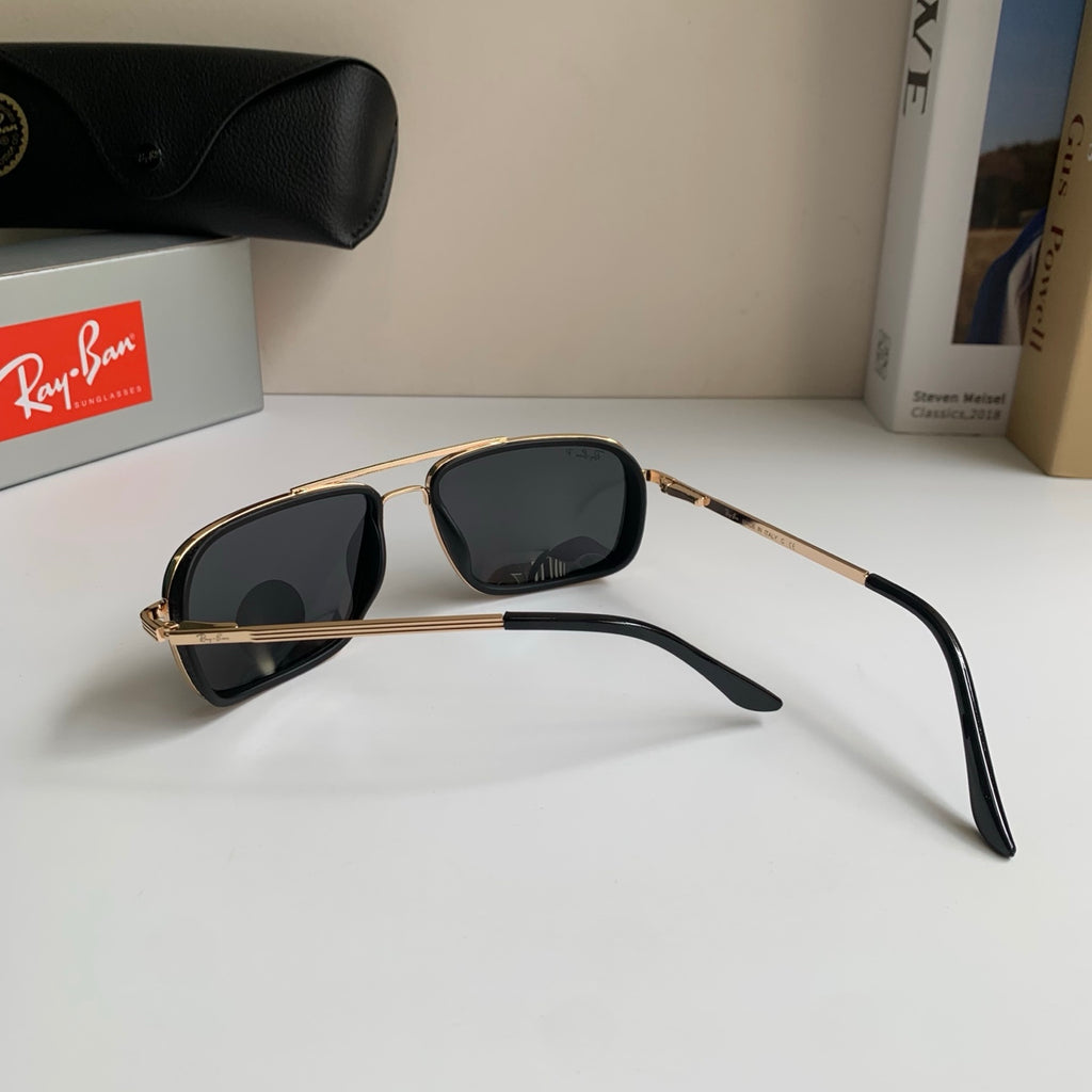 Ray-Ban Polarized Square Silver Lens Sunglasses for Men & Women - 383217 - detail image 8