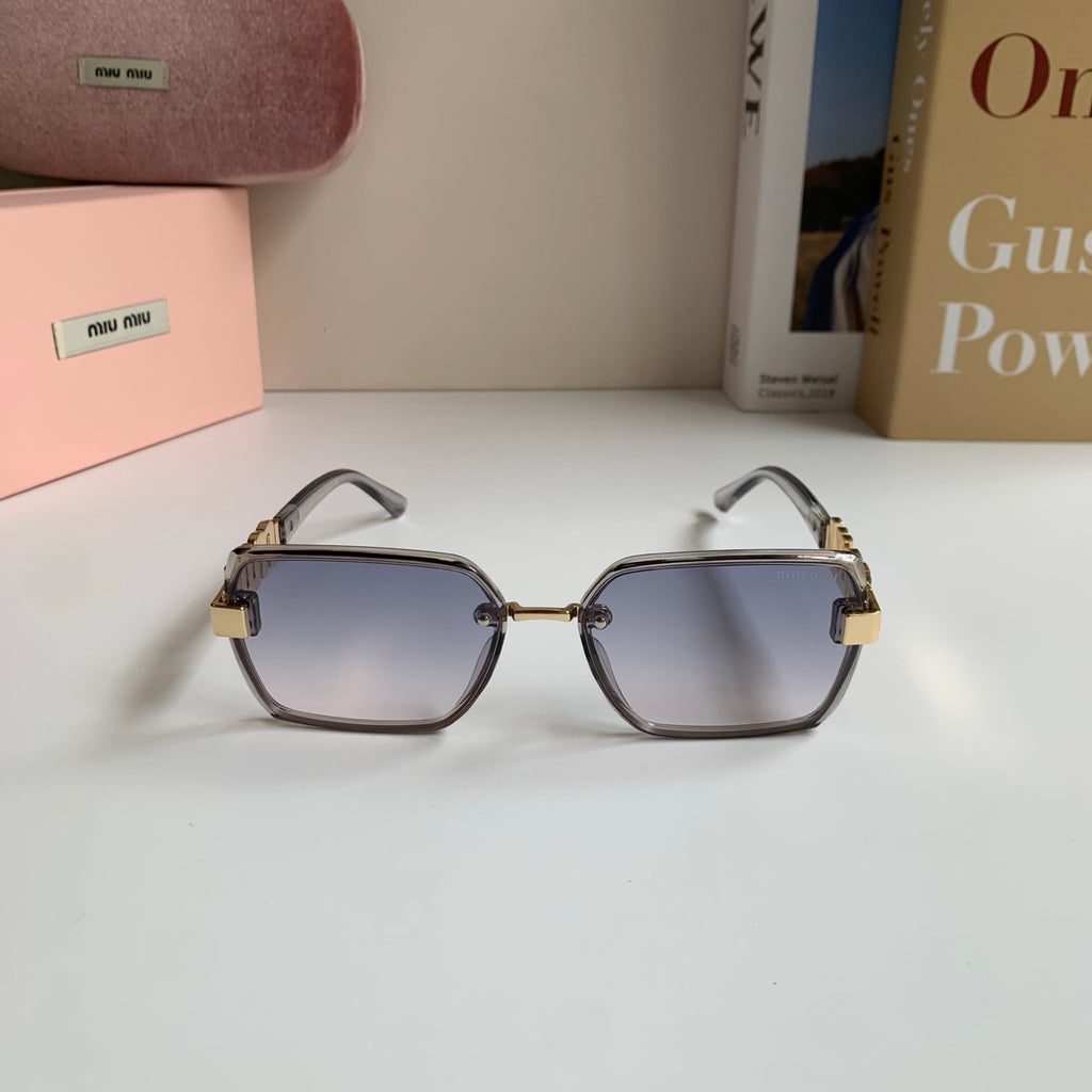 Miu Miu Square Silver Lens Sunglasses for Men & Women - 487687 - detail image 5