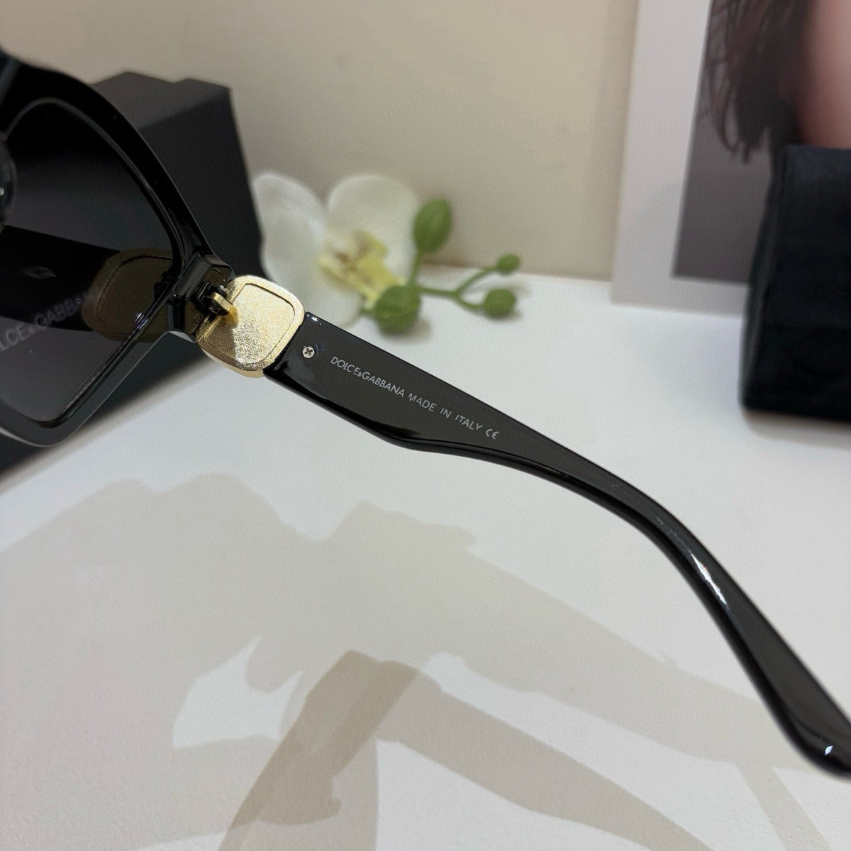 Dolce & Gabbana Oversized Black Lens Sunglasses for Men & Women - 399469