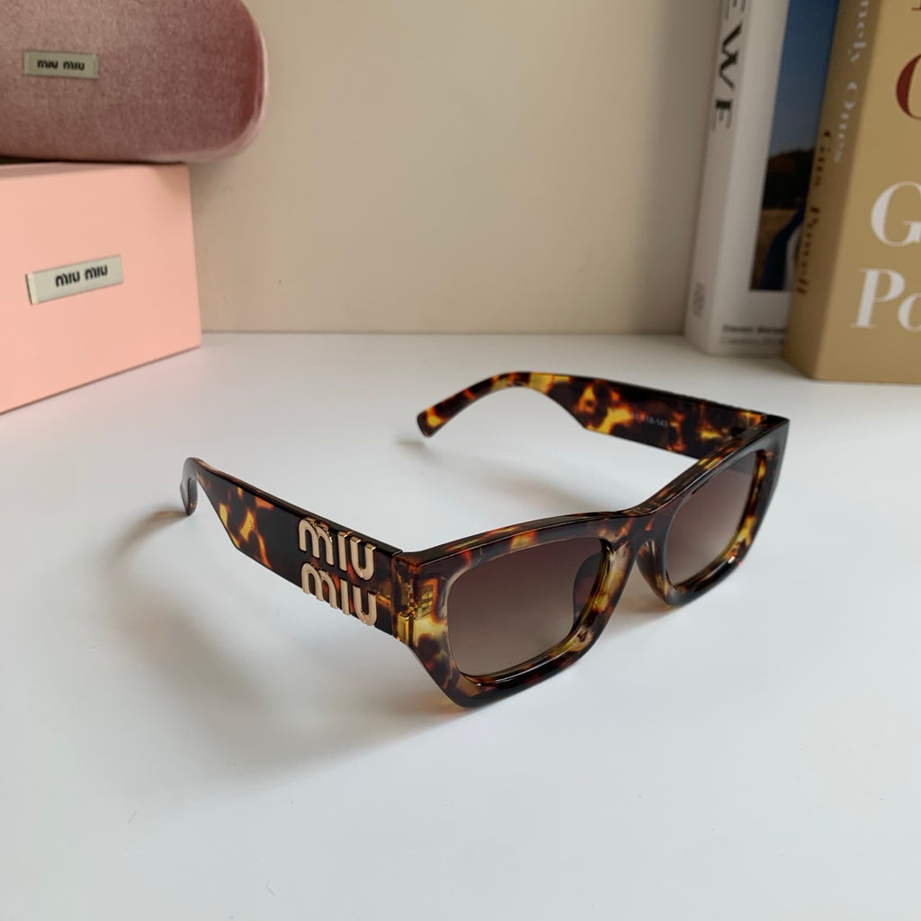 Miu Miu Square Red Lens Sunglasses for Men & Women - 416257