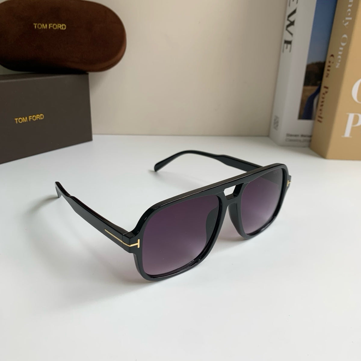 Tom Ford Fashion Black Lens Sunglasses for Men & Women - 487946