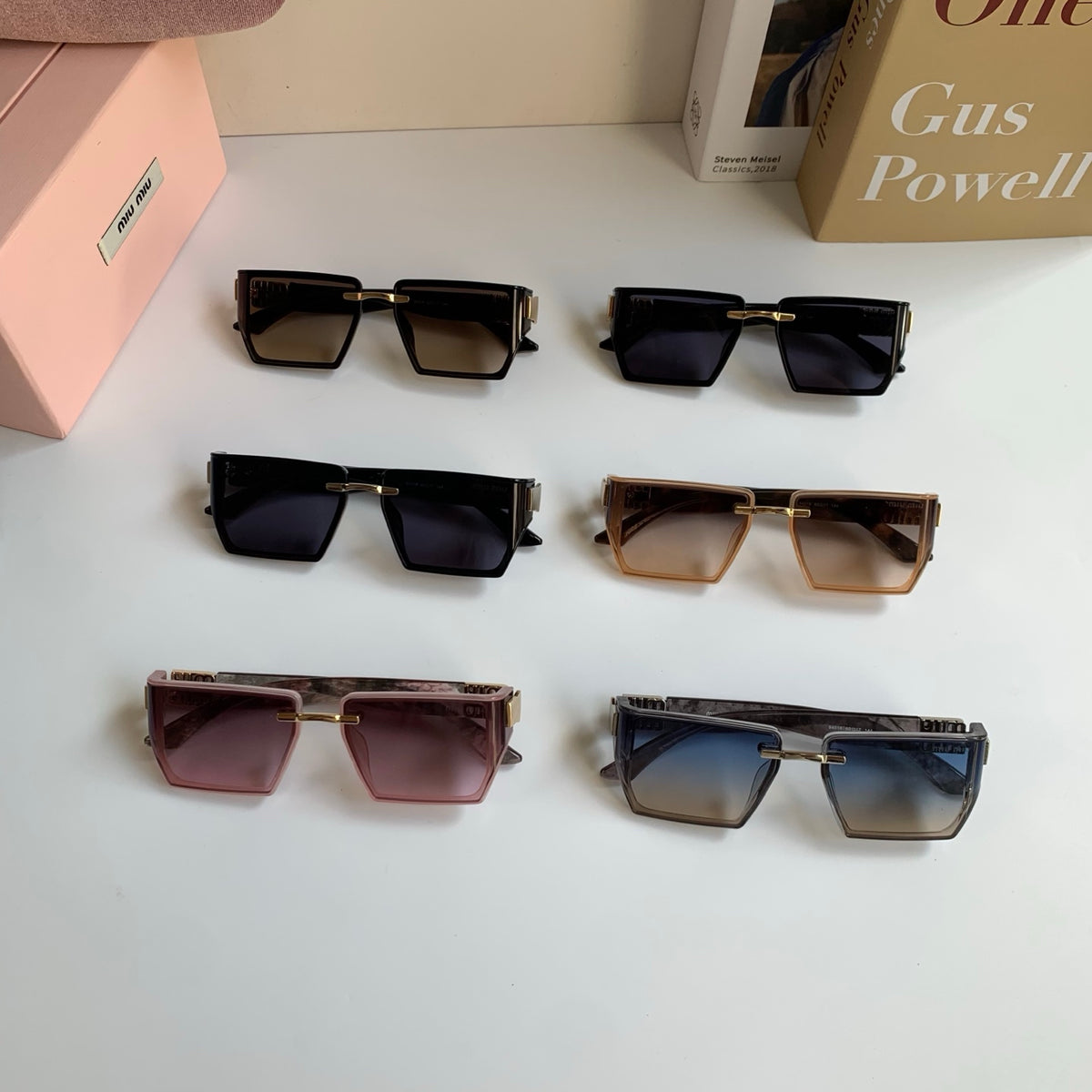 Miu Miu Square Silver Lens Sunglasses for Men & Women - 416207 - detail image 9