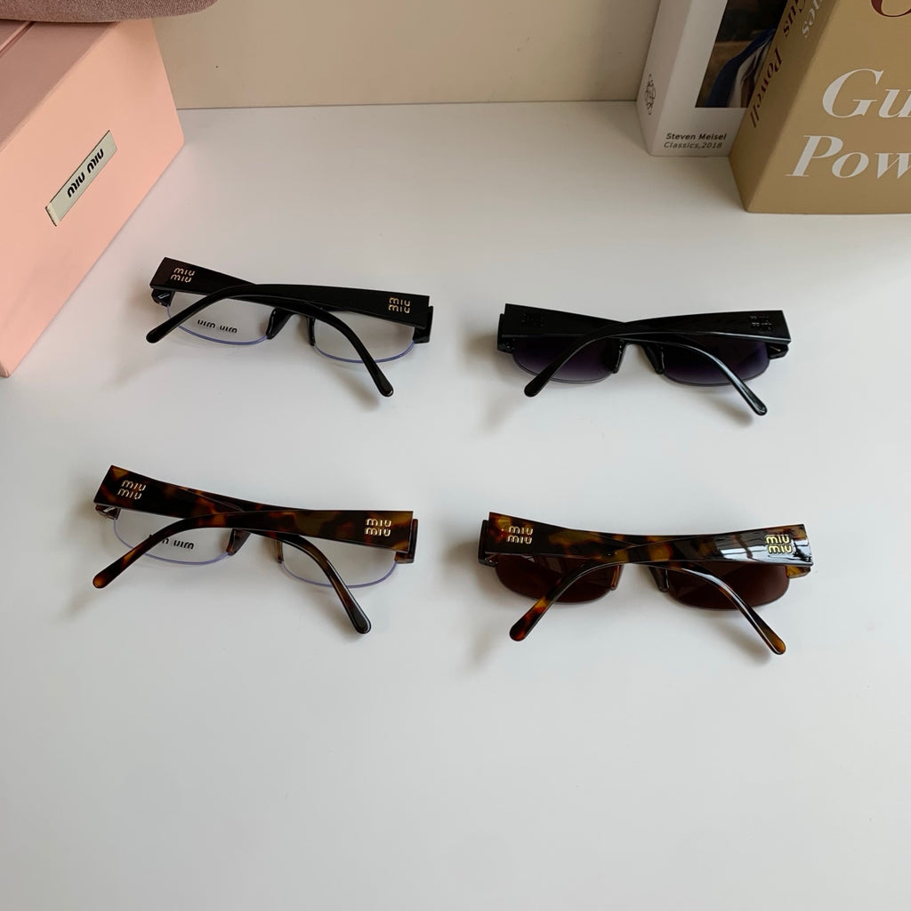 Miu Miu Square Silver Lens Sunglasses for Men & Women - 416201 - detail image 9