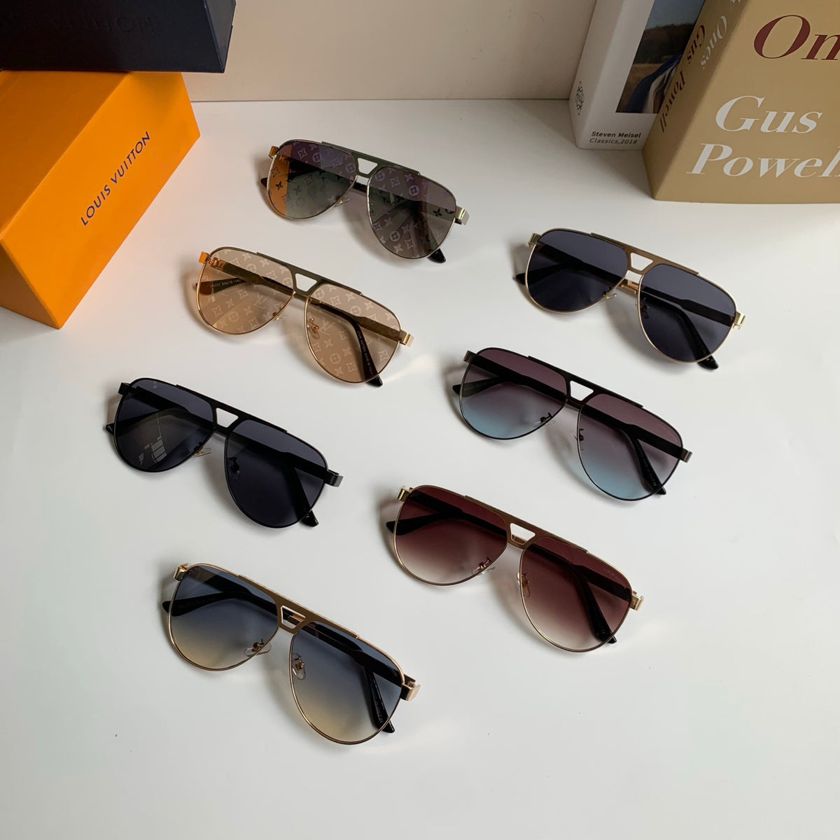Louis Vuitton Metal Aviator Silver Lens Sunglasses for Men & Women - 431242 - detail image 10