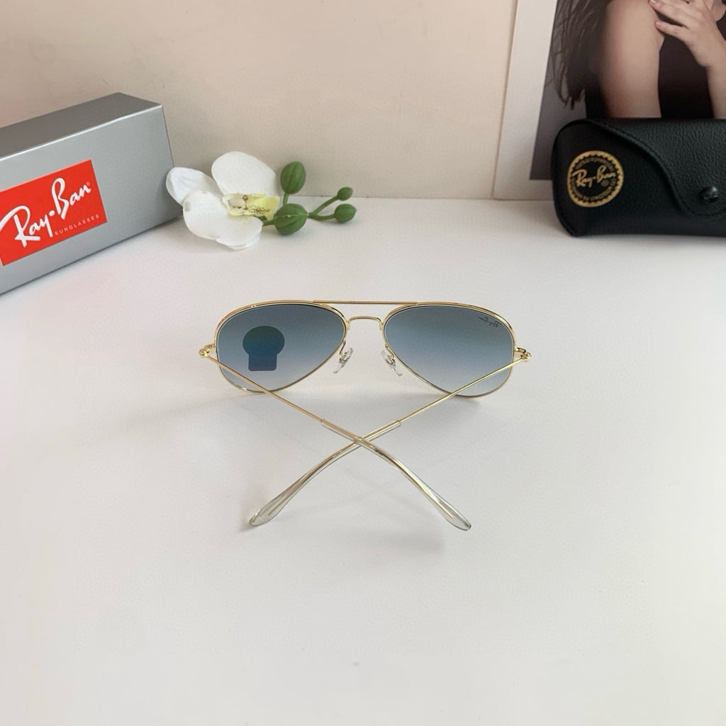 Ray-Ban Aviator Silver Lens Sunglasses for Men & Women - detail image 3