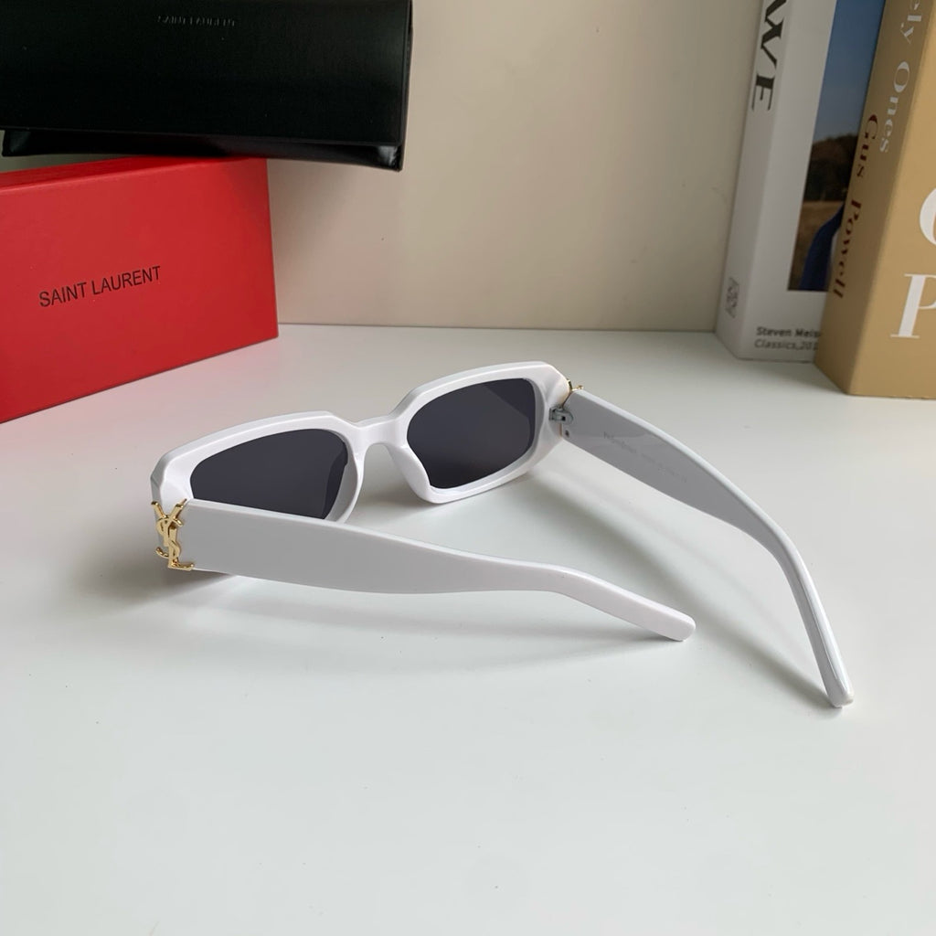 Saint Laurent Square Silver Lens Sunglasses for Men & Women - 358264 - detail image 6