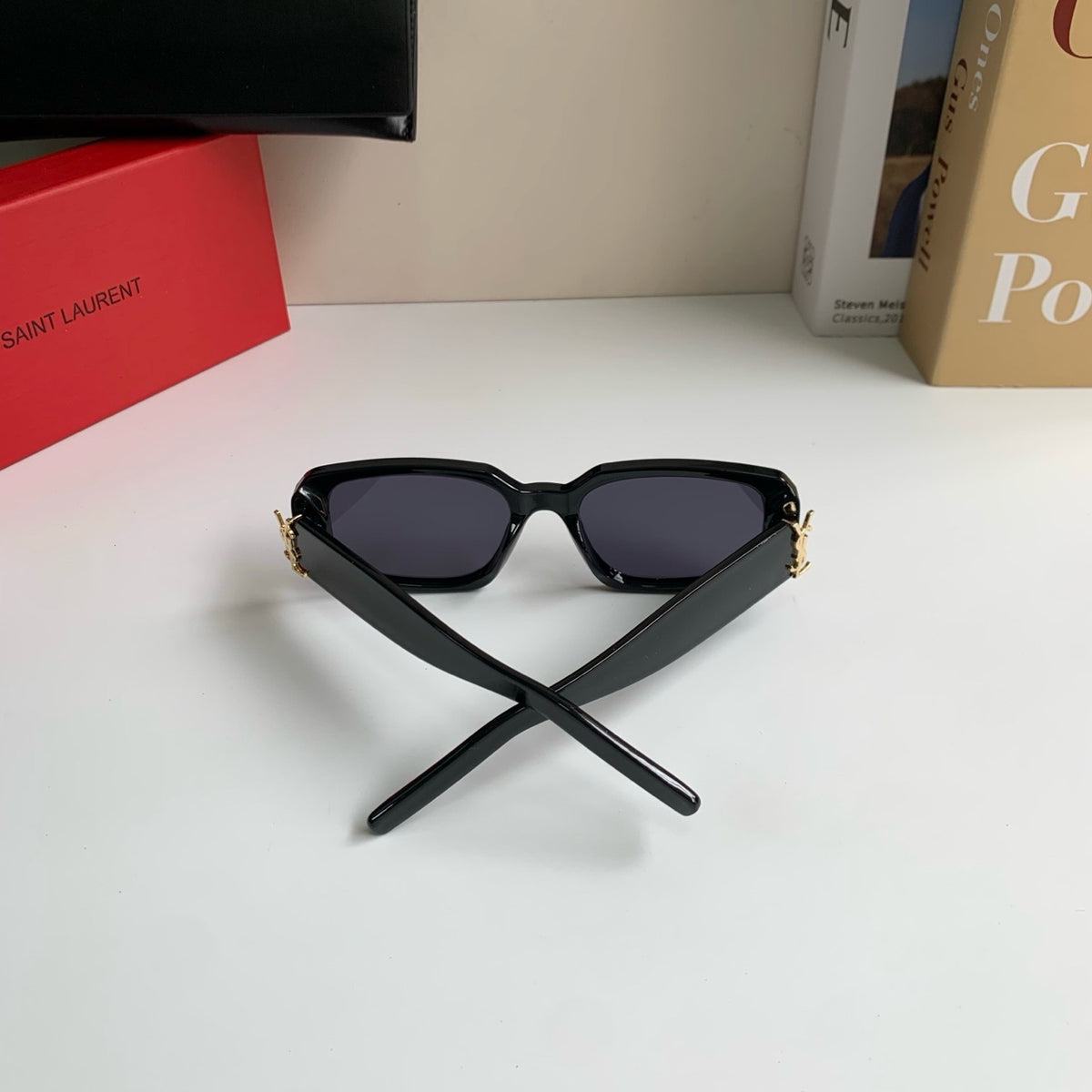 Saint Laurent Square Black Lens Sunglasses for Men & Women - 358265 - detail image 7