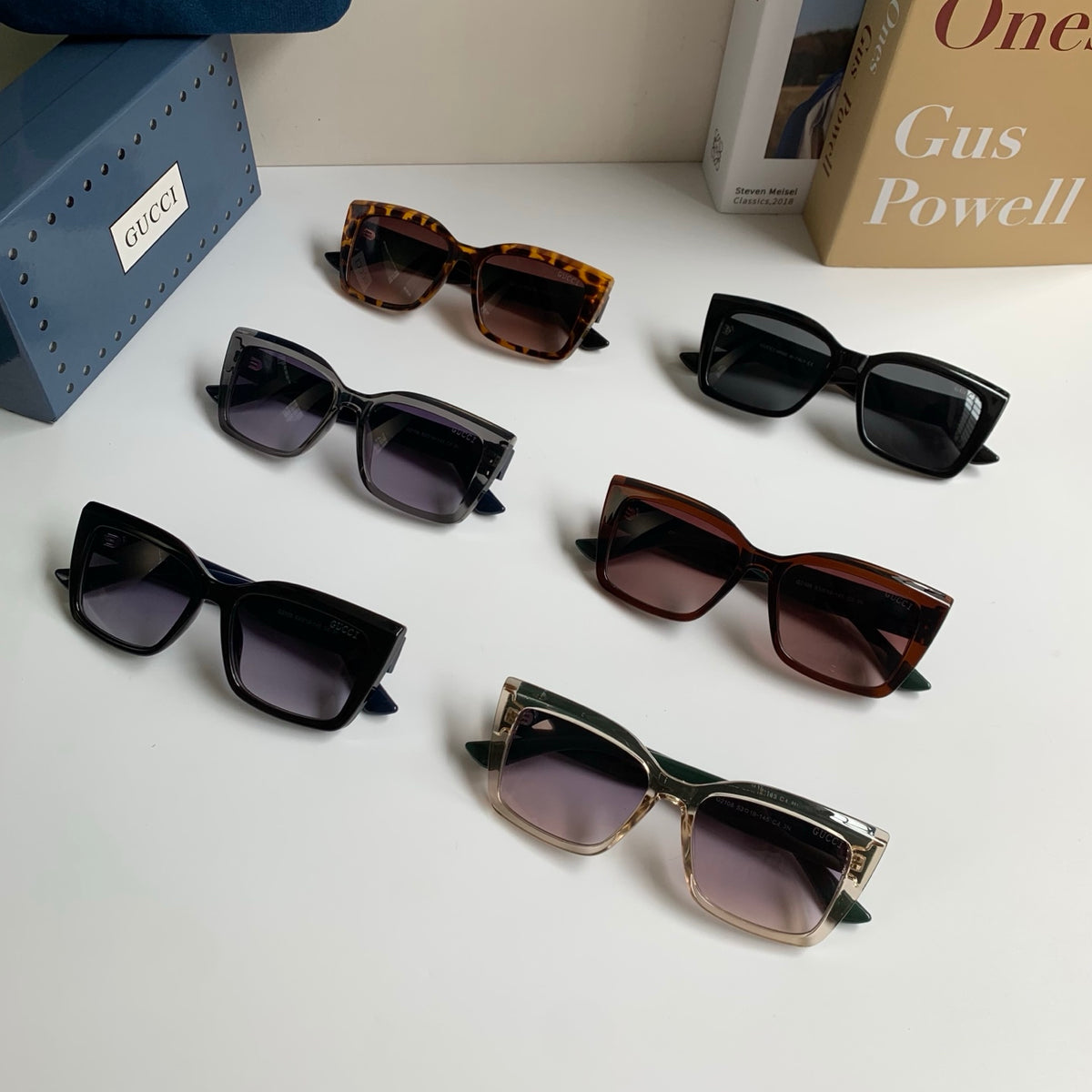 Gucci Square Black Lens Sunglasses for Men & Women - 357946 - detail image 10