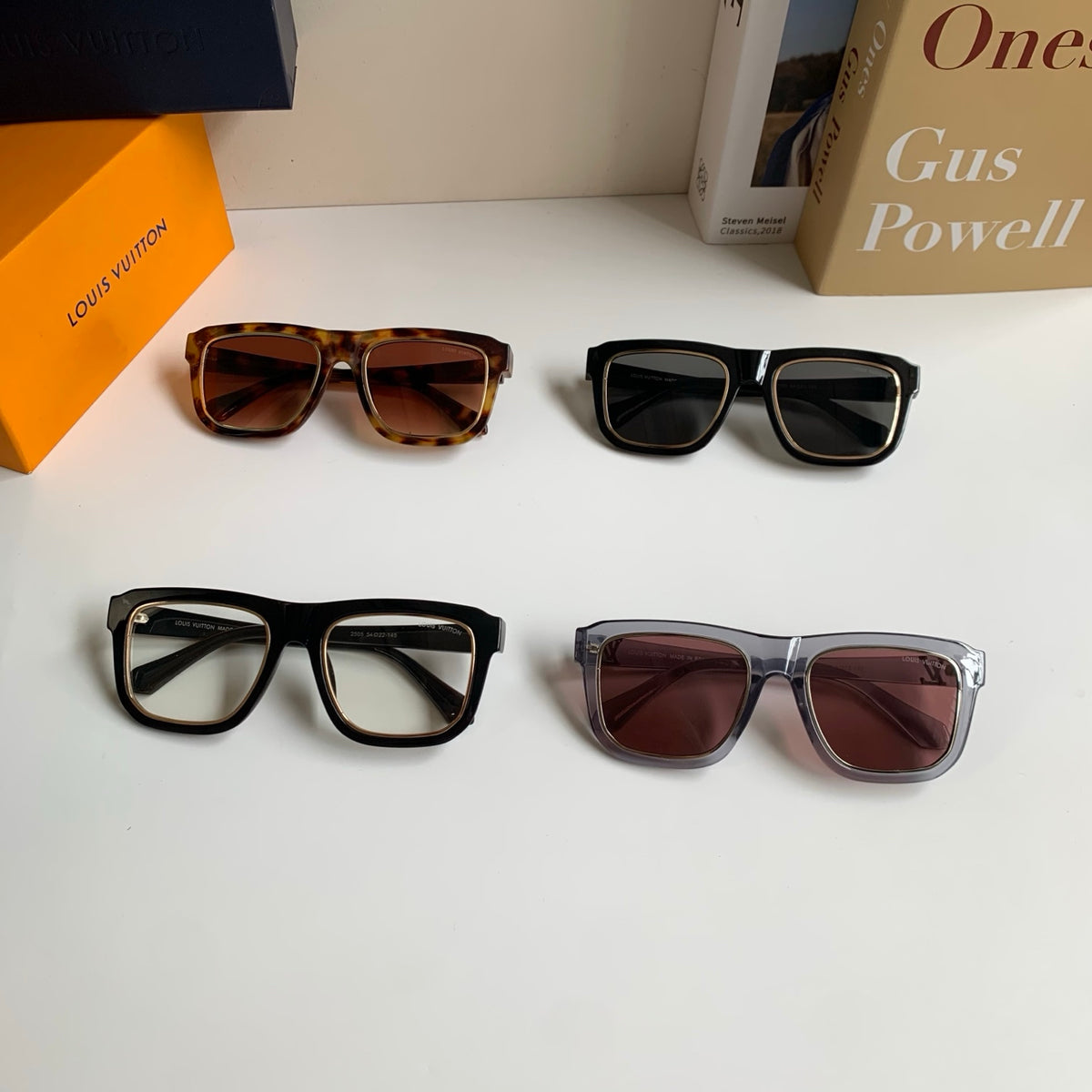 Louis Vuitton Square Silver Lens Sunglasses for Men & Women - 357761 - detail image 9