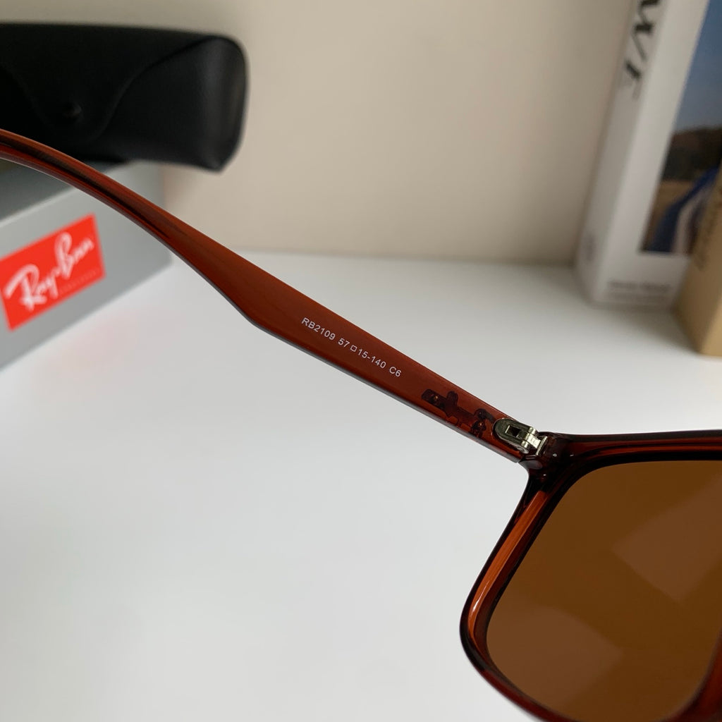 Ray-Ban Polarized Square Black Lens Sunglasses for Men & Women - 450137 - detail image 6