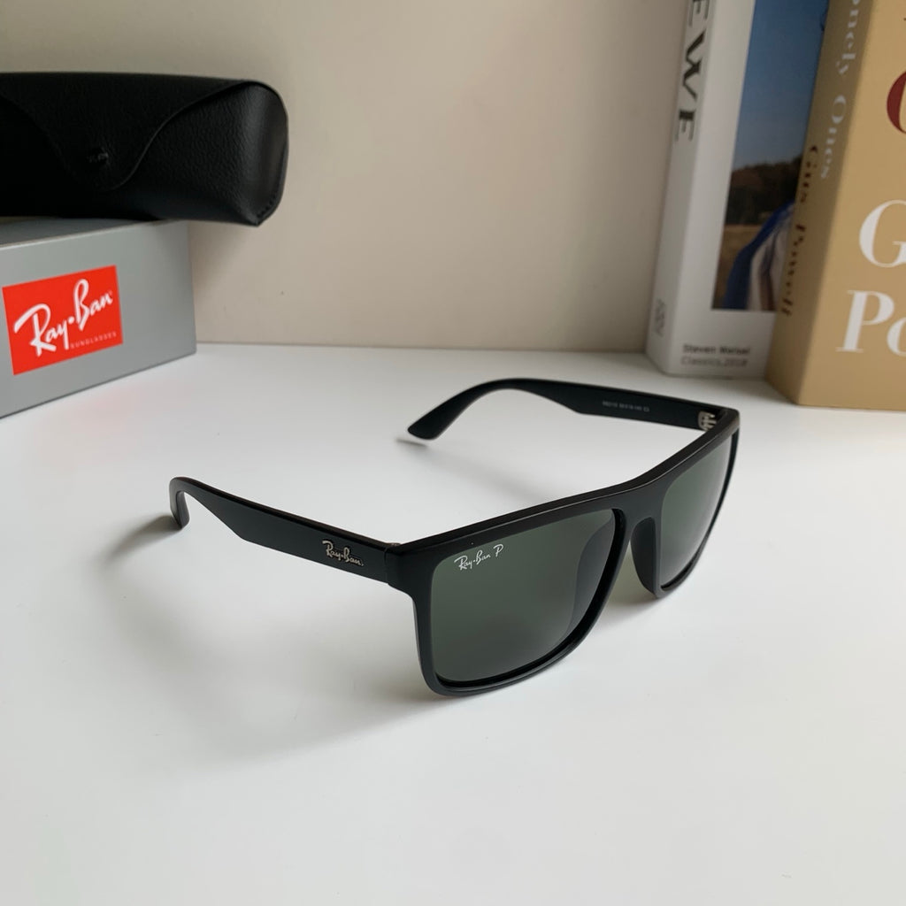 Ray-Ban Polarized Square Silver Lens Sunglasses for Men & Women - 372663
