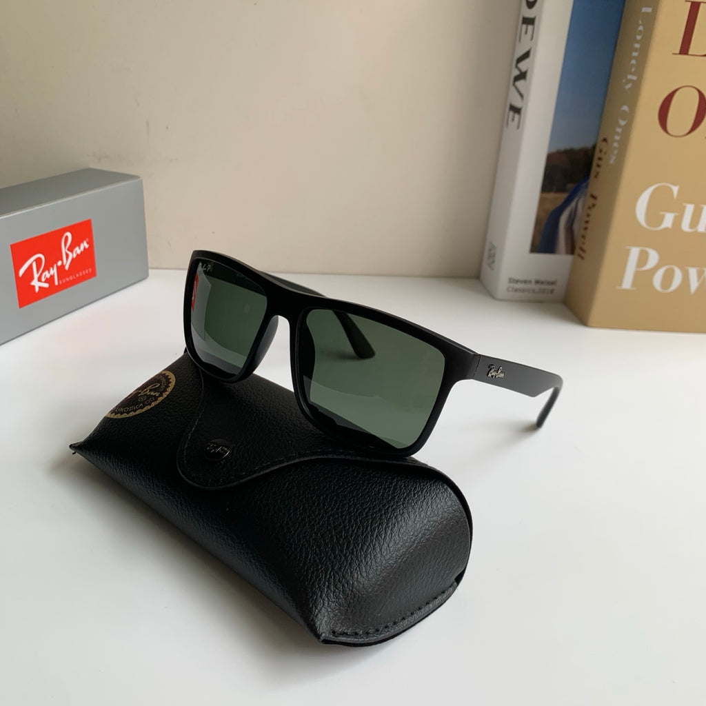 Ray-Ban Polarized Square Silver Lens Sunglasses for Men & Women - 372663 - detail image 4