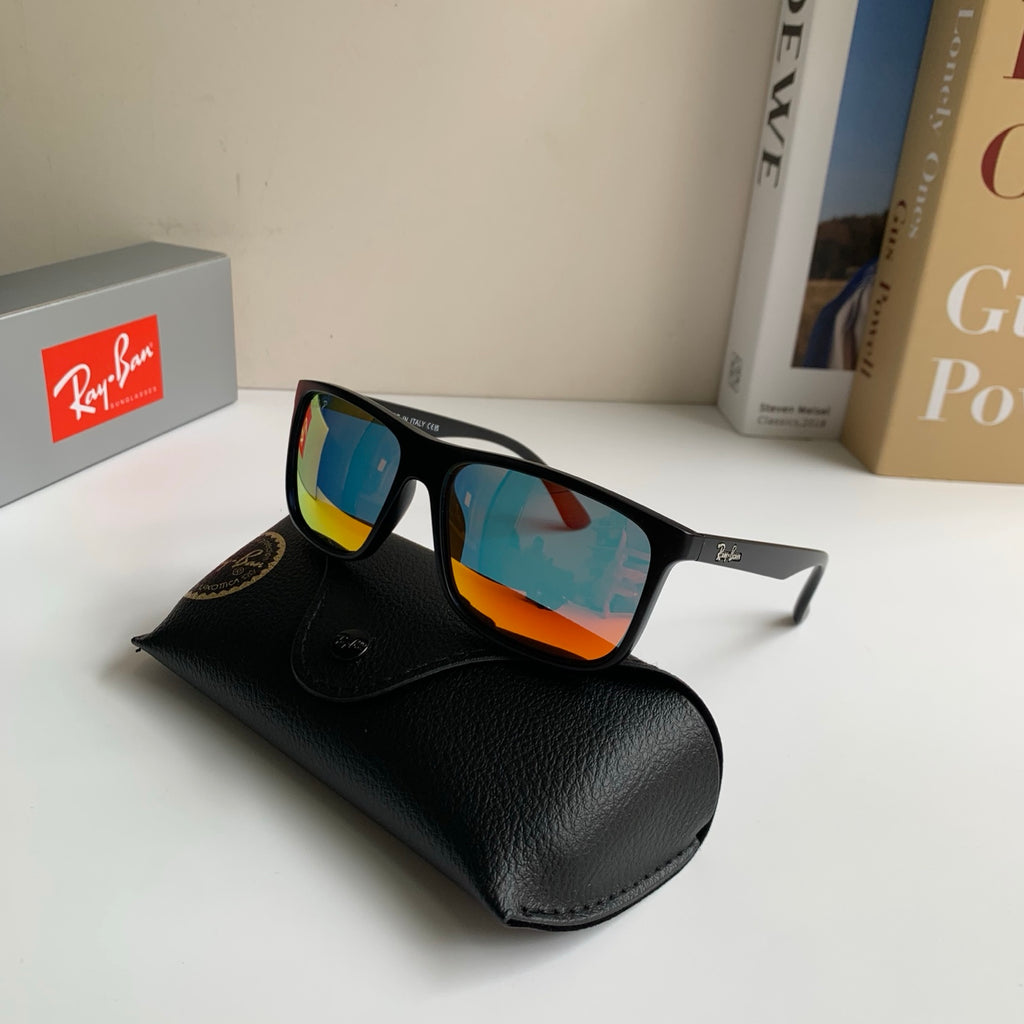 Ray-Ban Polarized Square Silver Lens Sunglasses for Men & Women - 372664 - detail image 5