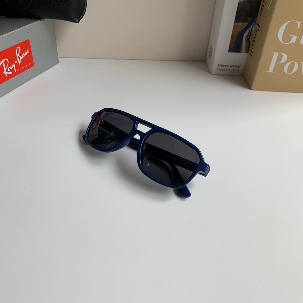 Ray-Ban Polarized Square Black Lens Sunglasses for Men & Women - 466460 - detail image 4