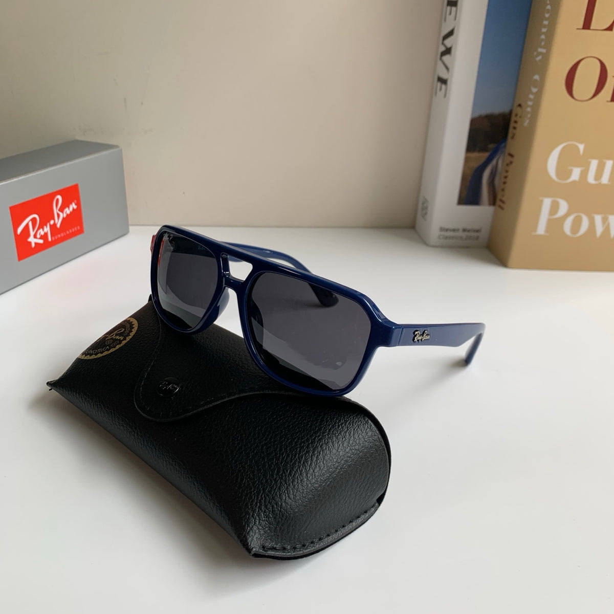 Ray-Ban Polarized Square Black Lens Sunglasses for Men & Women - 466460 - detail image 5