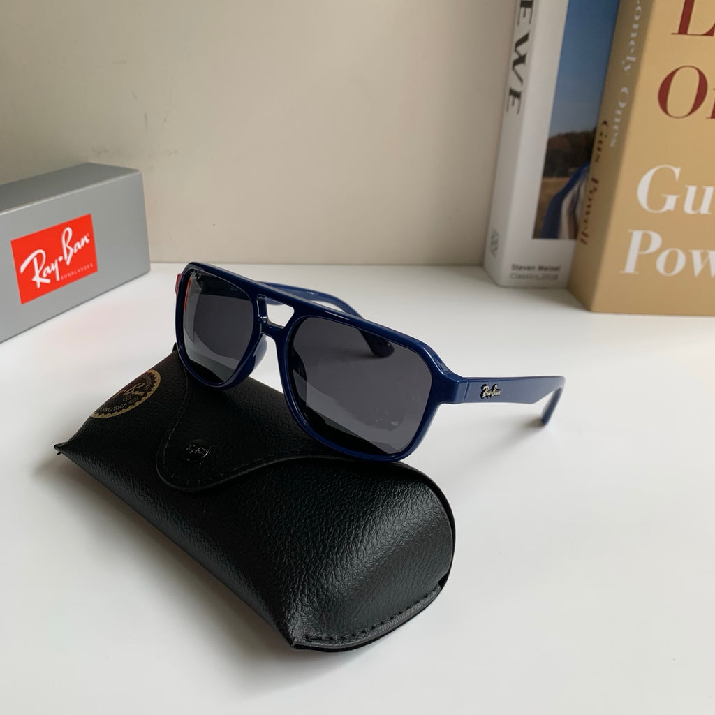 Ray-Ban Polarized Square Black Lens Sunglasses for Men & Women - 372681 - detail image 5