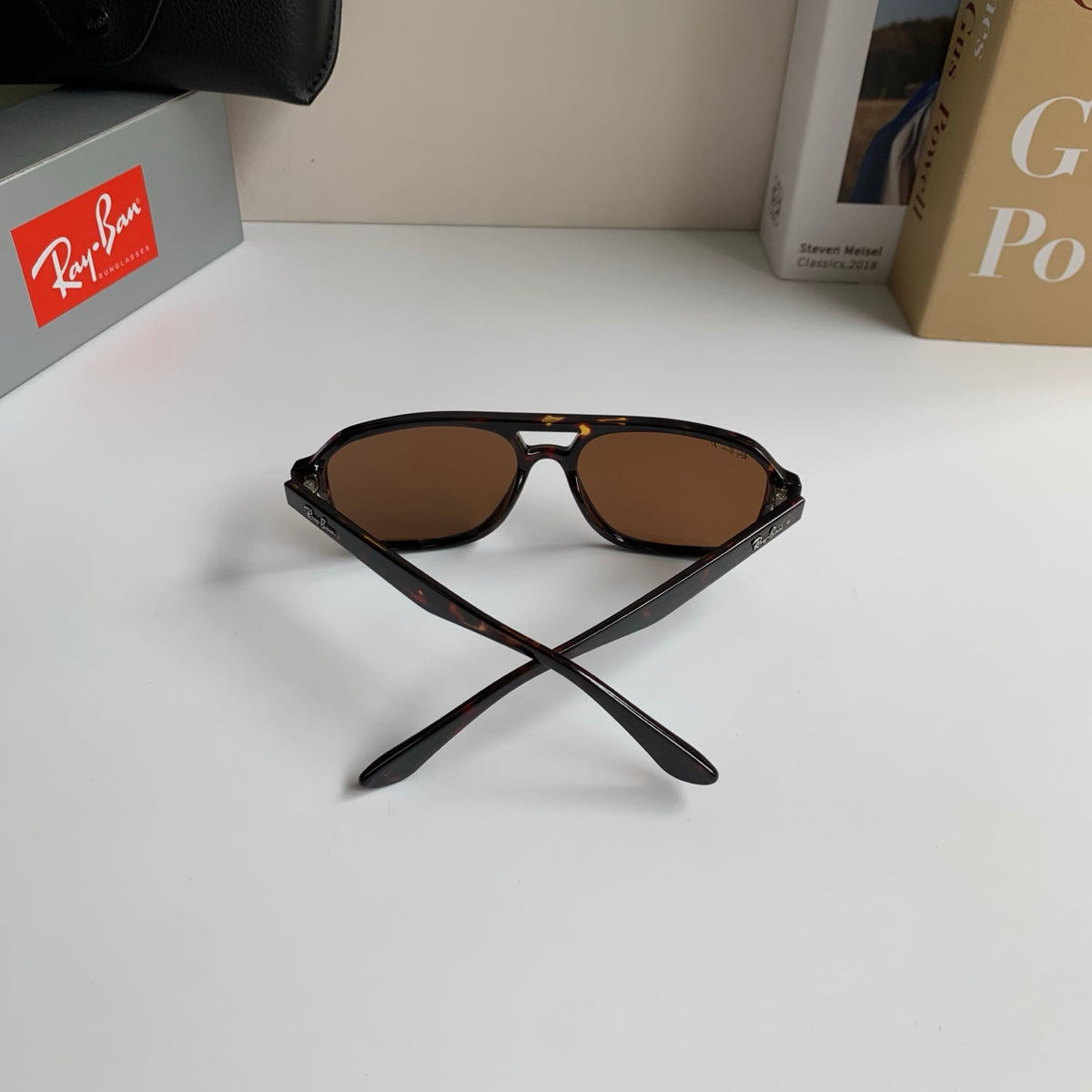Ray-Ban Polarized Square Black Lens Sunglasses for Men & Women - 466461 - detail image 6