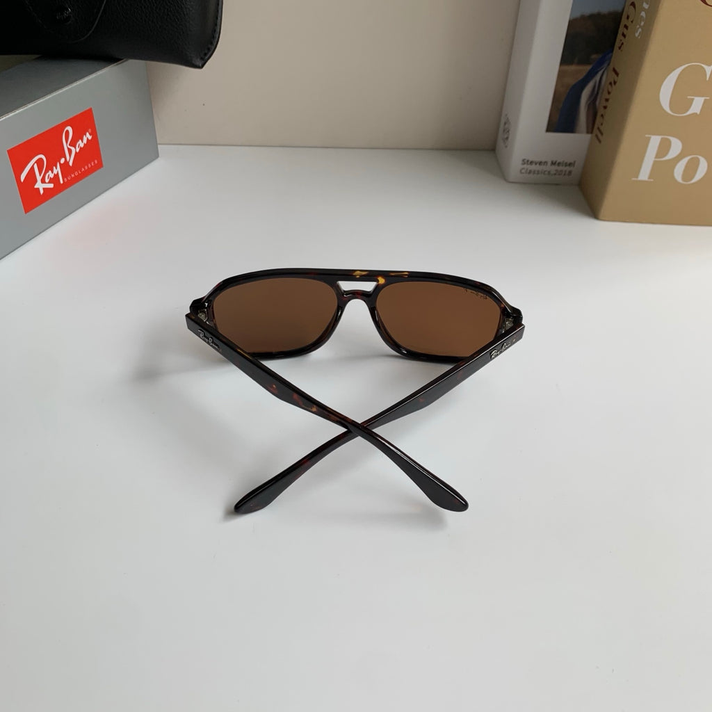 Ray-Ban Polarized Square Black Lens Sunglasses for Men & Women - 372682 - detail image 6