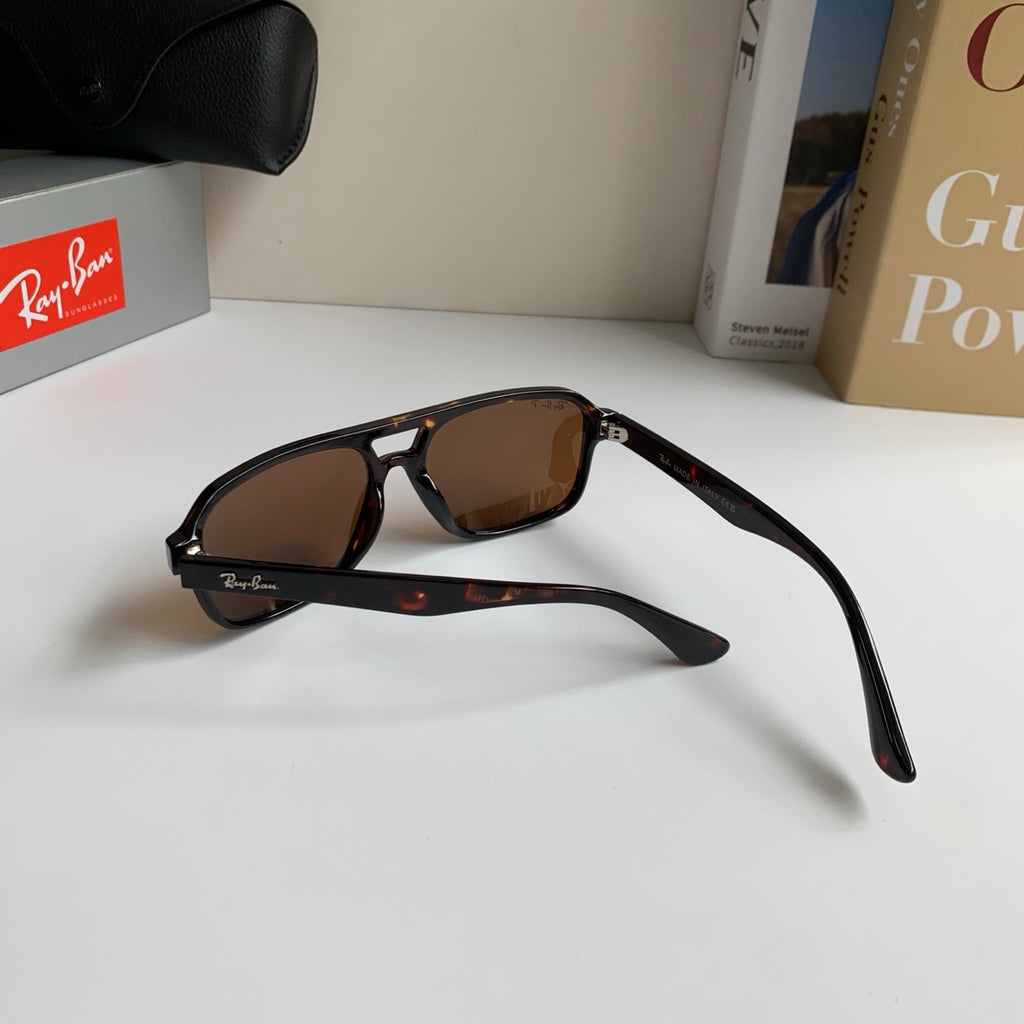 Ray-Ban Polarized Square Black Lens Sunglasses for Men & Women - 466461 - detail image 7