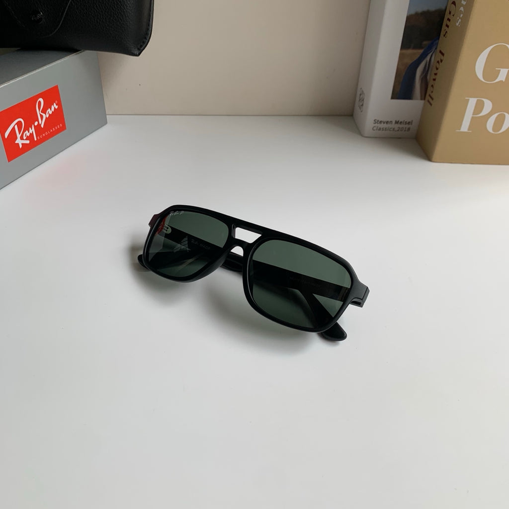 Ray-Ban Polarized Square Black Lens Sunglasses for Men & Women - 466462 - detail image 3