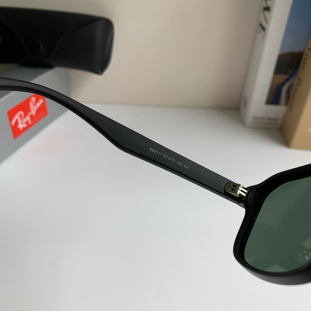 Ray-Ban Polarized Square Black Lens Sunglasses for Men & Women - 466462 - detail image 7