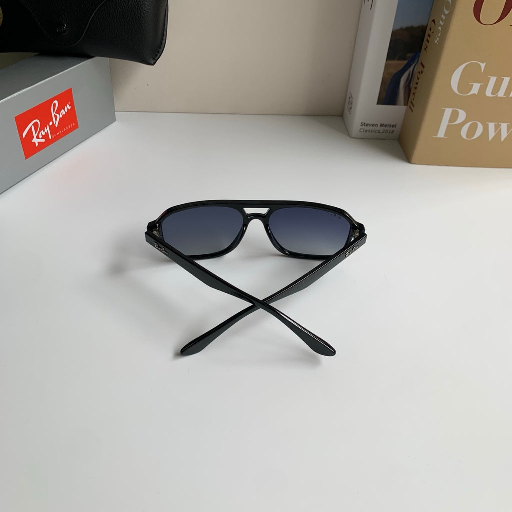 Ray-Ban Polarized Square Black Lens Sunglasses for Men & Women - 466463 - detail image 8