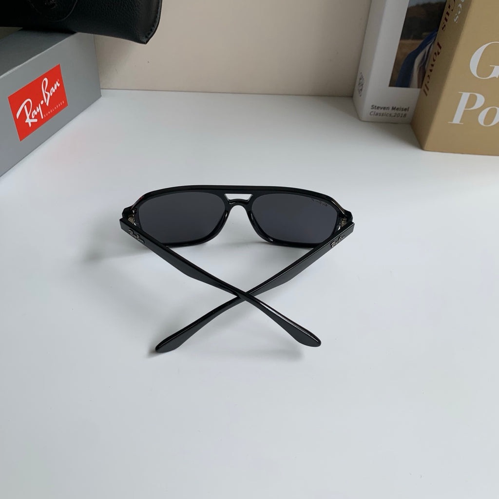 Ray-Ban Polarized Square Black Lens Sunglasses for Men & Women - 372686 - detail image 6