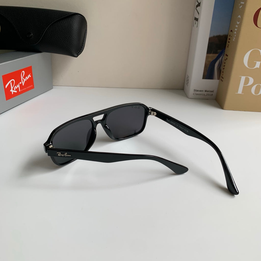 Ray-Ban Polarized Square Black Lens Sunglasses for Men & Women - 466465 - detail image 8