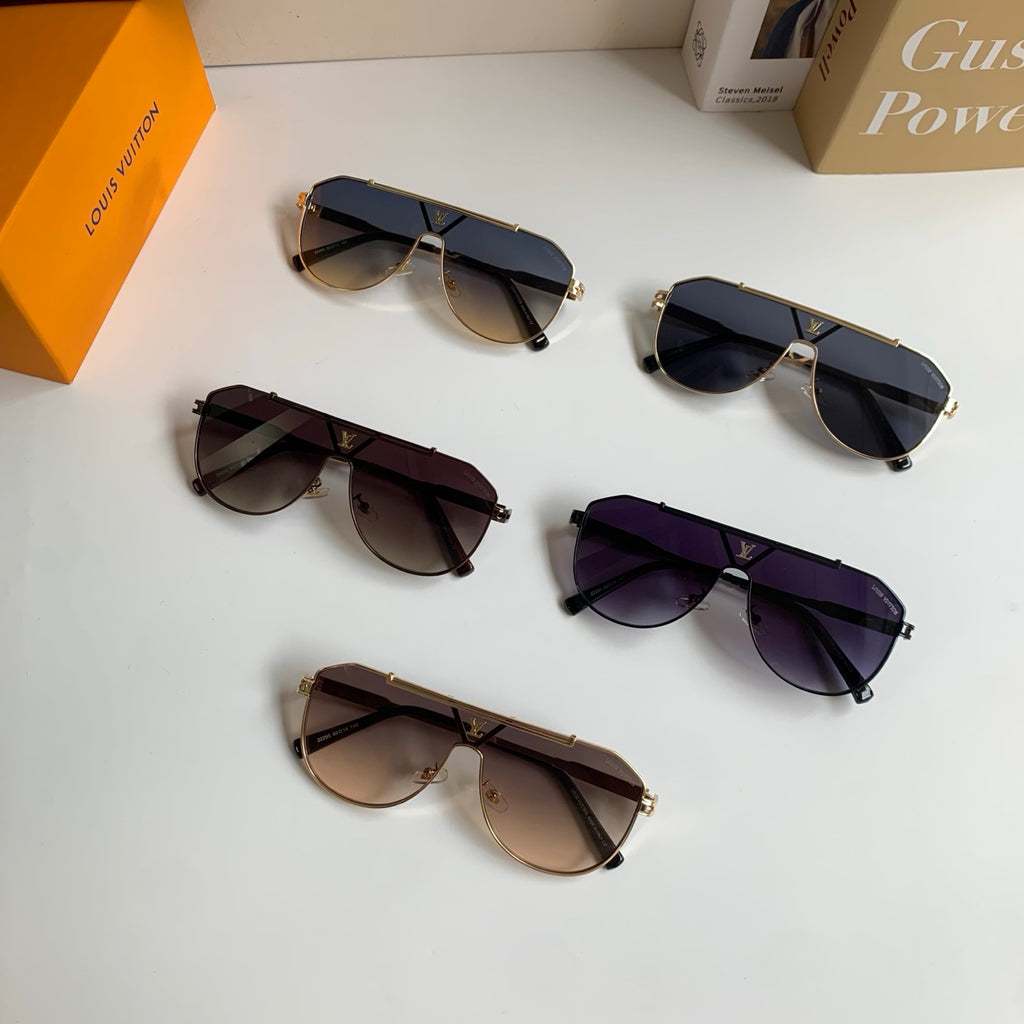 Louis Vuitton Metal Square Silver Lens Sunglasses for Men & Women - 414878 - detail image 9