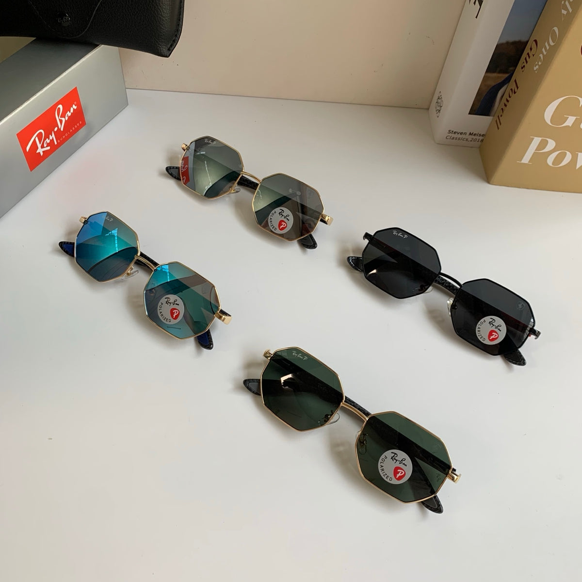 Ray-Ban Polarized Fashion Silver Lens Sunglasses for Men & Women - 433173 - detail image 9